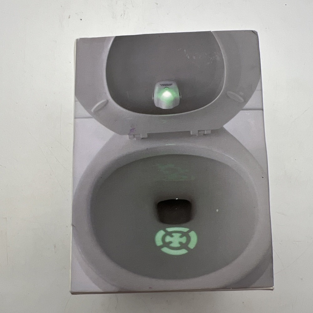 Toddler Target Potty Training Light - Motion Activated Toilet Aiming Bullseye